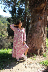 Robe longue vaporeuse